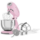 Smeg SMF05PKEU Kuhinjski mešalnik v roza barvi v slogu 50-ih let, 1000 W, 4,8 za litrska posoda mešanje in dodatki. | Shoptok.si
