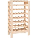  Stalak za vino 61,5x30x107,5 cm od masivne borovine | shoptok.hr