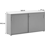 MID.YOU Arhivska Omara Serie 1500, Antracit | Shoptok.si