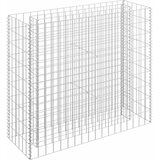  Gabionska sadilica od pocinčanog čelika 90 x 30 x 90 cm | shoptok.hr