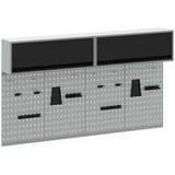  Set ormara za alate 6 pcs Crna Čelik s prahom premazan | shoptok.hr