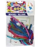 Luna 15-delni paket pisanih balonov za modeliranje Cene