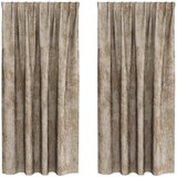  Baršunaste zavjese 2 pcs Šampanjca 175 x 140 cm Baršun | shoptok.hr