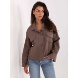 RUE PARIS Shirt-IT-KS-FL5779.87-dark beige | Shoptok.si