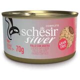 Schesir Cat Silver Senior Piščanec s racom 70 g konzerva Cene