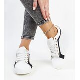 Gemre Black and white platform sneakers Amala | Shoptok.si