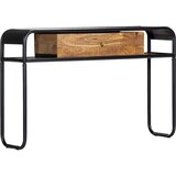  Konzolna mizica 118x30x75 cm trden mangov les | Shoptok.si