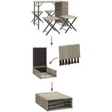  5-dijelni vrtni blagovaonski set sklopivi svijetlo | Eponuda.com