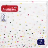 Profissimo Salvete, 3–slojne, motiv konfeta, 25 x 25 cm 20 kom | ePonuda.com
