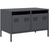 Maison Chic TV omarica - TV stojalo - Televizijska omarica antracit 68x39x43,5 cm hladno valjano jeklo, (21699914) Cene