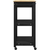 Kuhinjski kolica MONZA Crna 84 x 40 x 88,5 cm | Eponuda.com