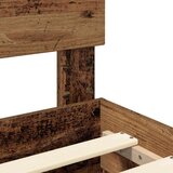  Okvir za krevet Staro drvo 120 x 190 cm Konstruirano drvo | shoptok.hr