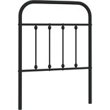 Maison Chic kovinsko posteljno vzglavje - vzglavna omarica - nočna omarica črno 75 cm, (21704791) | Shoptok.si