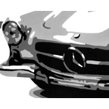  Ručno slikane slike na platnu pop art mercedes SL300 | ePonuda.com