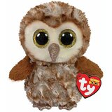 TY pliš beanie boos Percy - rjava sova (15 cm) Cene