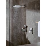 Hansgrohe FixFit Porter 300 White/Chrome zidni priključak za tuš creva sa držačem ručnog tuša i policom 26456400 | ePonuda.com