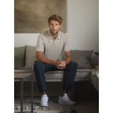 RUSSELL Beige Men's Polo Shirt Pure Organic | shoptok.hr