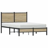  Metalni okvir kreveta bez madraca boja hrasta sonome 120x200 cm | shoptok.hr