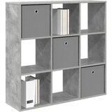  Strani šal s predalom Betonsko siva 102 x 31 x 99,5 cm, (5000233812) | Shoptok.si