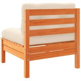  6-dijelni set vrtnih sofa s jastucima voštano smeđi od borovine | shoptok.hr