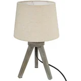 stolna lampa 1xE14 40W 18x30,5 cm mini krem