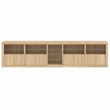  Komoda s LED svjetlima boja hrasta sonome 283x37x67 cm | shoptok.hr