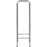 Police za pohranu za 3 sanduka srebrne 50 x 33 x 116 cm čelične | shoptok.hr