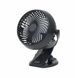 Somogyi Elektronic Stoni punjivi ventilator 10cm, sa štipaljkom CLF10/BK | Eponuda.com