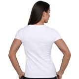 GymBeam Ženska majica Pure Ambition White
