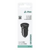 Swissten iPEAX auto punjač CL-01, 2,4A, 12W, 2x USB-A CRNI | shoptok.hr