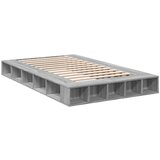  The Living Store Posteljni okvir siva sonoma 135x190 cm inženirski les - Posteljni Okvir, (21498804) | Shoptok.si