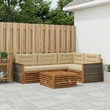  Set vanjskih sofa 5 kom. Prirodna i bež | shoptok.hr