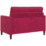  Set sofe s pohranom 2 kom. Vinska crvena Poliester | shoptok.hr