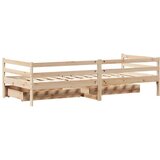 vidaXL Dnevni krevet s ladicama bez madraca 90x200 cm masivno drvo | shoptok.hr