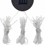  Sjenica s LED svjetlosnim trakama 3 x 3 m crvena boja vina | shoptok.hr