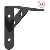vidaXL Nosači za police 4 kom 15x2,5x11,5 cm srebrni nehrđajući čelik | shoptok.hr