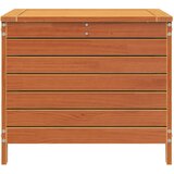  Vrtni tabure voštano smeđi 62x63,5x53,5 cm od masivne borovine | shoptok.hr