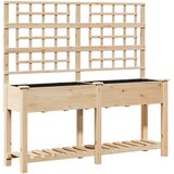  Vrtna saksija Bež 161 x 46 x 152,5 cm Čvrsto drvo jele | Eponuda.ba