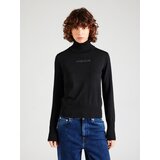 Guess Jeans Pulover svijetloplava / crna | shoptok.hr