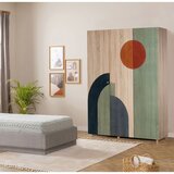Woody Fashion Ormar Lena 3-972, 135x192x52 cm, Šareni Cijene