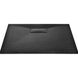 vidaXL Kad za tuš SMC črna 90x90 cm | Shoptok.si