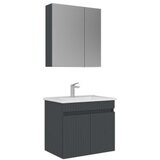 Hanah home Kupatilski ormarić sa umivaonikom i ogledalom (2 komada) Tivoli 65 688 | Eponuda.com
