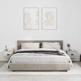  Stenska nočna omarica 2 kosa siva sonoma 41,5x36x28 cm Cene