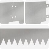  Ograda oko Travnjaka 30 pcs 103 x 15 cm metal Srebrna | shoptok.hr