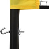  Mreža za badminton žuto-crna 600 x 155 cm od PE tkanine | Eponuda.com