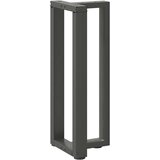  Noge za konzolno mizico v obliki črke T 2 kosa antracit 38x25x(72-73) cm jeklo, (22124005) | Shoptok.si