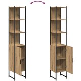  Kopalniška omarica Artisan Oak 33x33x185,5 cm Inženirski les, (22040460) | Shoptok.si