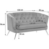 Time dvosed lita, rumena, žamet | Shoptok.si
