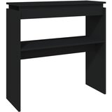 Maison Chic konzolna miza - miza ob steni črna 80x30x80 cm inženirski les, (21785827) Cene