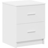  Noćni ormarići 2 kom s 2 ladice bijeli 40x36x50 cm | Shoptok.si